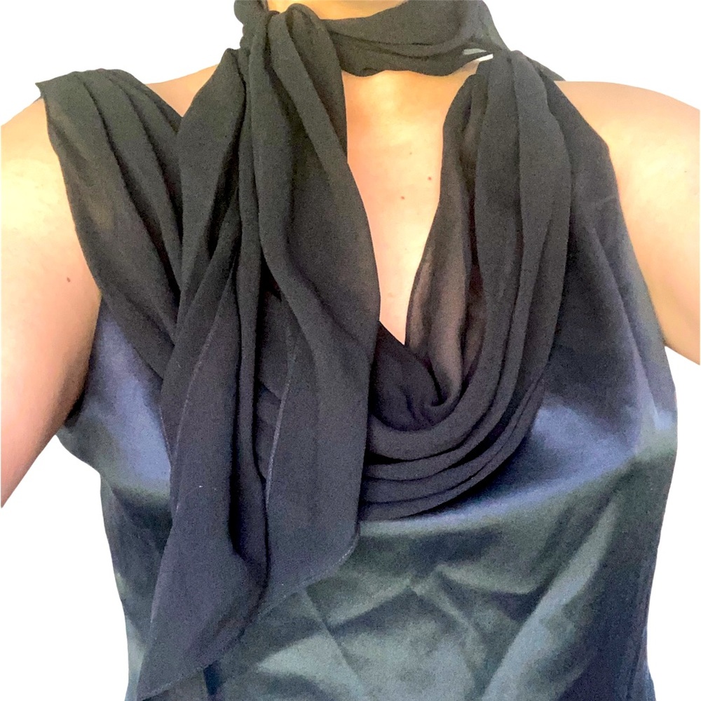 RALPH LAUREN satin top